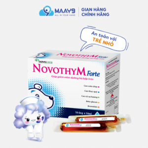 ống uống giảm viêm đường hô hấp trên Novothym Forte