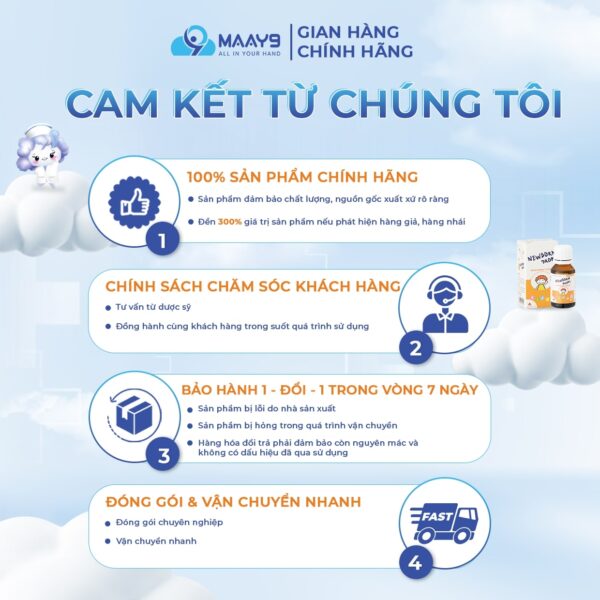 Cam kết bán hàng từ maay9