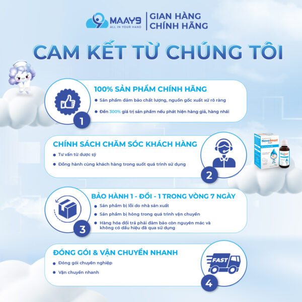 Chính sách mua hàng khi mua combo cao lớn tại Maay9