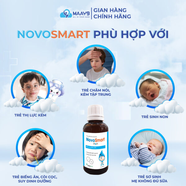 Novosmart bổ sung dha cho trẻ em