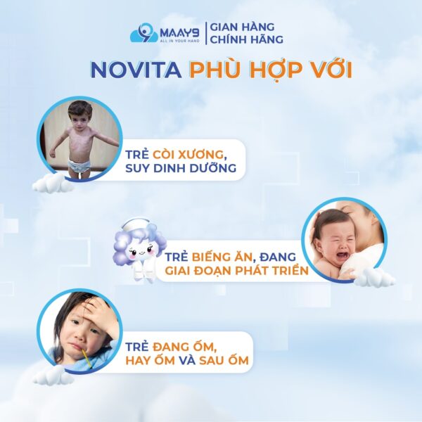 Vitamin Novita Drops phù hợp với các đối tượng