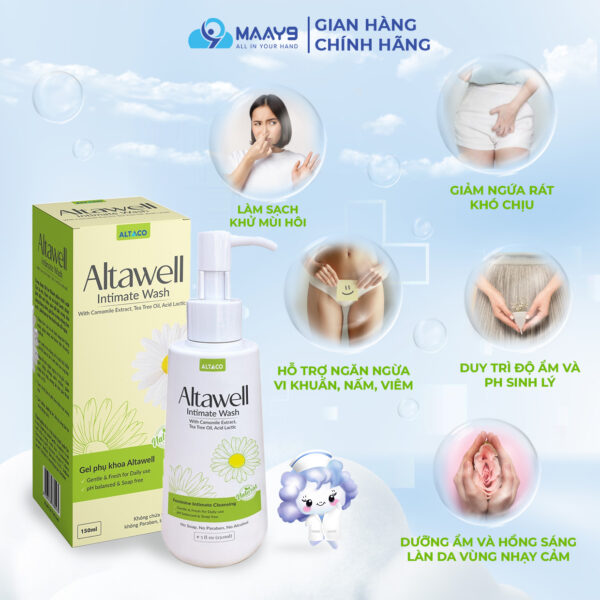 công dụng gel vệ sinh vùng kín altawell