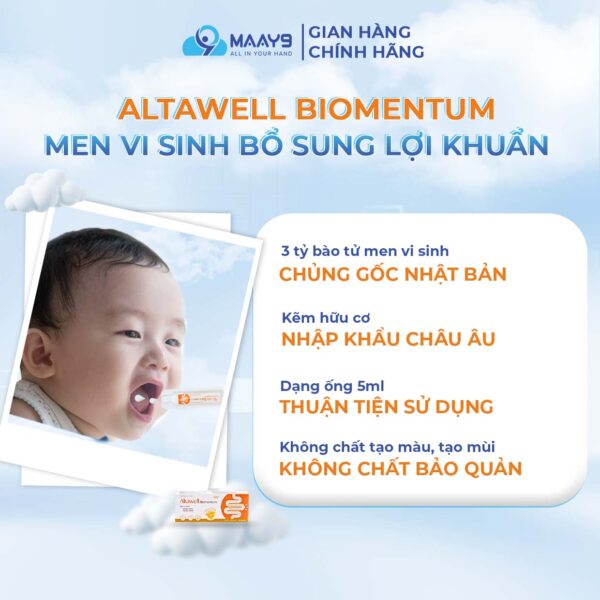 lợi điểm của sản phẩm men vi sinh altawell biomentum