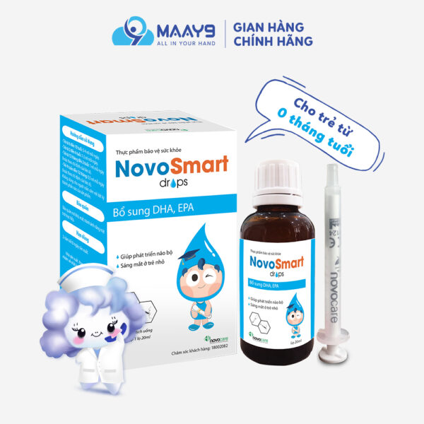 dầu cá novosmart bổ sung dha, epa cho bé