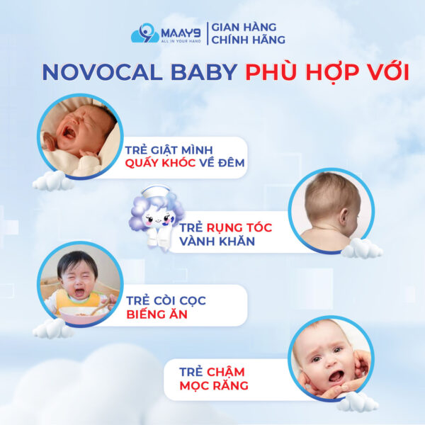 Đối tượng sử dụng của canxi sữa novocal baby drop forte