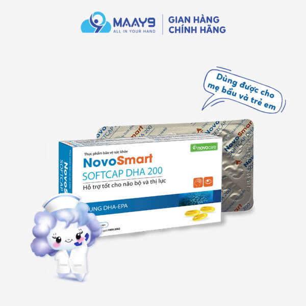 Viên uống Novosmart Softcap bổ sung DHA, EPA