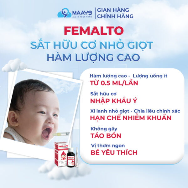 Lợi điểm của sắt nước Femalto