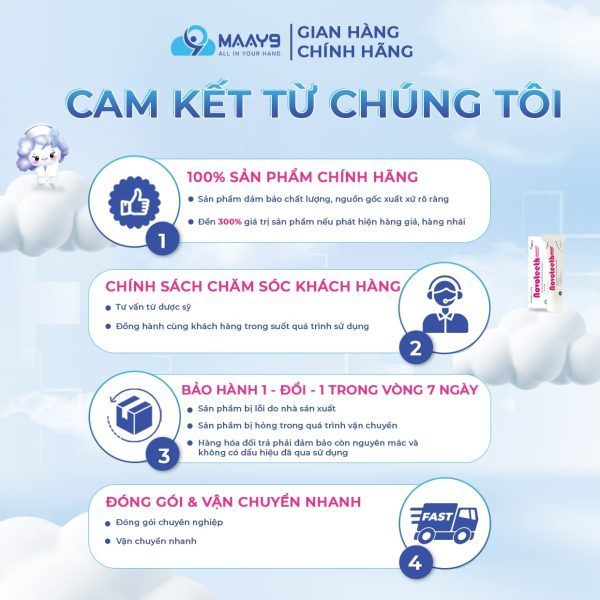 cam kết bán hàng từ Maay9