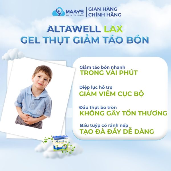 Lợi điểm của gel thụt giảm táo bón