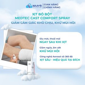 lợi điểm sử dụng xịt bó bột