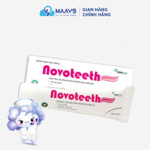 Gel bôi niêm mạc miệng Novoteeth kháng viêm, giảm đau, giảm nhiệt miệng