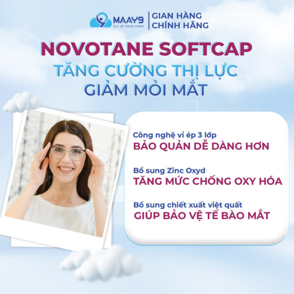 lợi điểm viên uống bổ mắt novotane ssoftcap