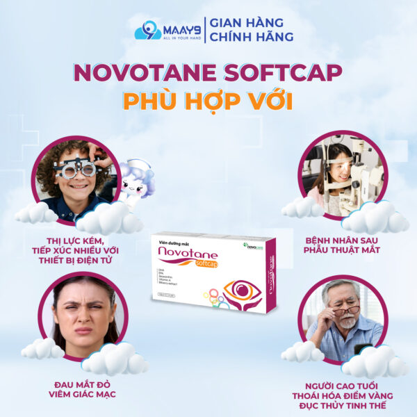 đối tượng sử dụng viên uống bổ mắt novotane ssoftcap