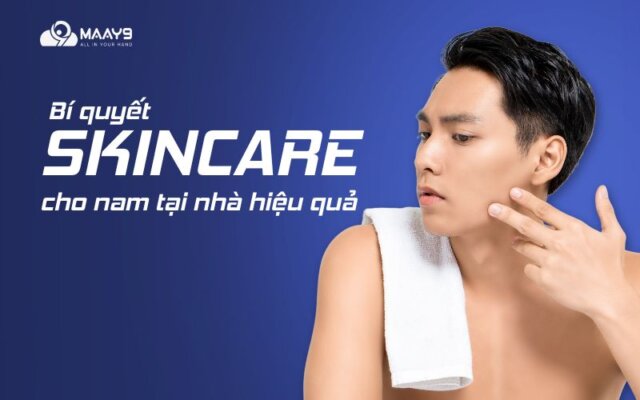 bí quyết skincare tại nhà dành cho nam