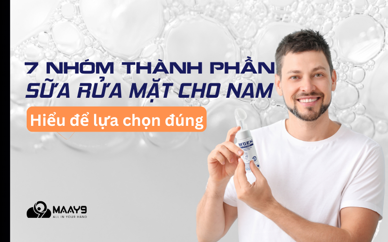 Thành phần trong sữa rửa mặt cho nam