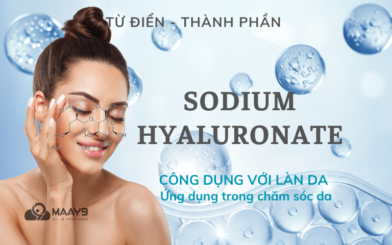 Sodium hyaluronate: Khái niệm, cấu tạo, Công dụng, Ứng dụng của trong chăm sóc da