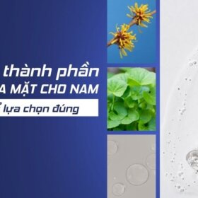 thành phần sữa rửa mặt nam