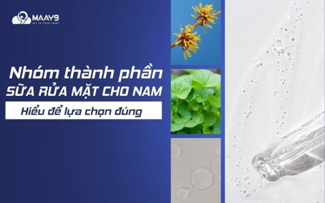 thành phần sữa rửa mặt nam