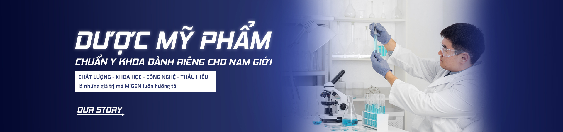 dược mỹ phẩm dành cho nam giới M'gen