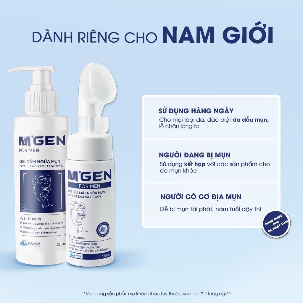 quà tặng cho nam giới: box quà phong cách M'GEN đối tượng sử dụng